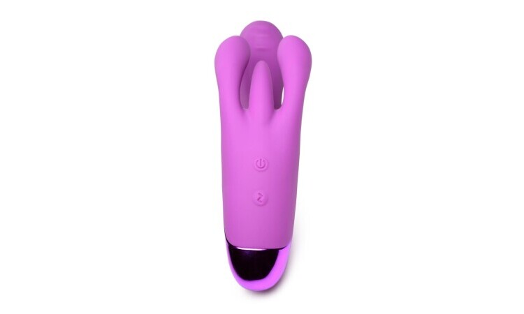 Triple Rabbit Vibrator - Purple - Image 3
