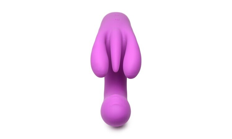 Triple Rabbit Vibrator - Purple - Image 4