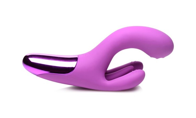 Triple Rabbit Vibrator - Purple - Image 6