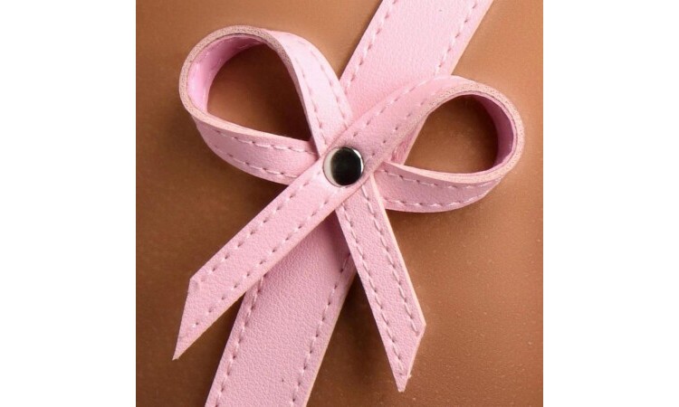 Bondage Harness w/ Bows M/L - Pink - Image 2