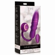 Thru Thumper Thrusting Silicone Vibrator w/ Remote - Image 6
