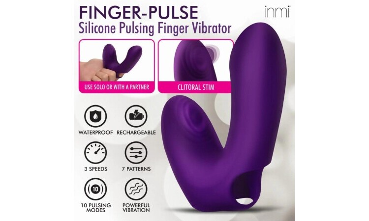 Finger-Pulse Silicone Pulsing Finger Vibrator - Image 8