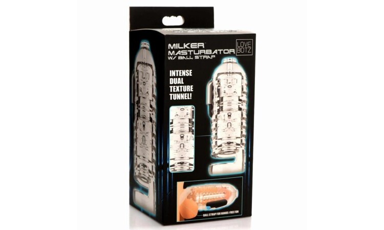 Milker TPE Masturbator w/ Ball Strap - Image 7