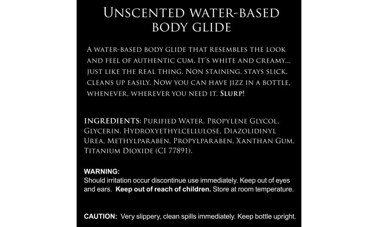 Jizz White Lubricant - 488 ml - Image 4