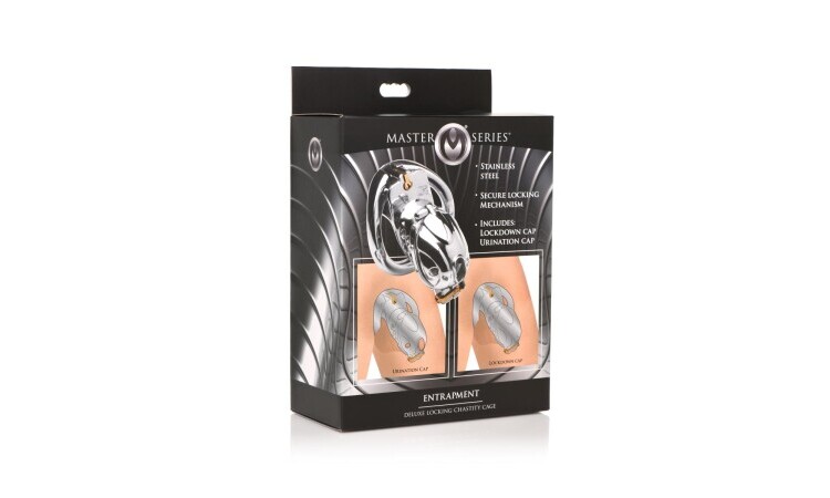 Entrapment Deluxe Locking Chastity Cage - Image 9