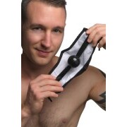 Under Cover Ball Gag Face Mask - Image 5