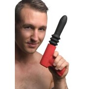 Thrusting Pistole Vibrator - Black/Red - Image 3