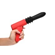 Thrusting Pistole Vibrator - Black/Red - Image 1