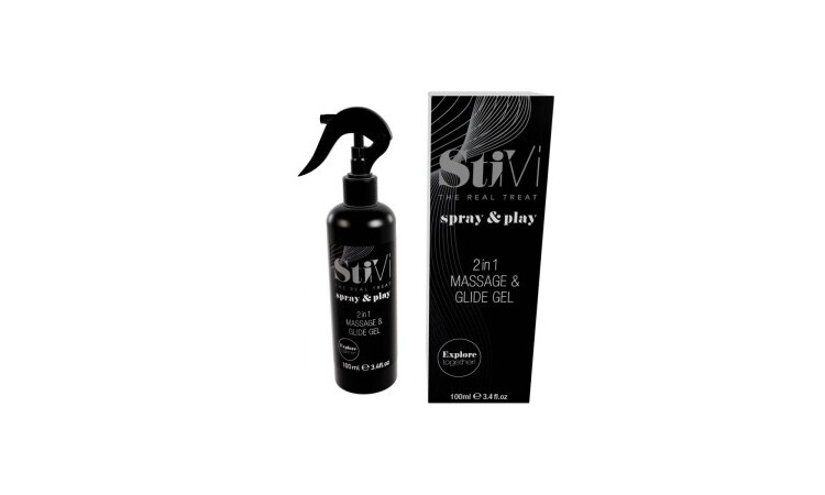 StiVi - Spray&Play 2in1 Massage & Glide Gel - 100 ml - Image 2