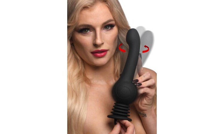 IN Shaking Silicone Stimulator - Black - Image 5