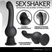 IN Shaking Silicone Stimulator - Black - Image 7