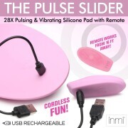 IN Pulse Slider - Silicone Pad w/ Remote - Pink - Image 7