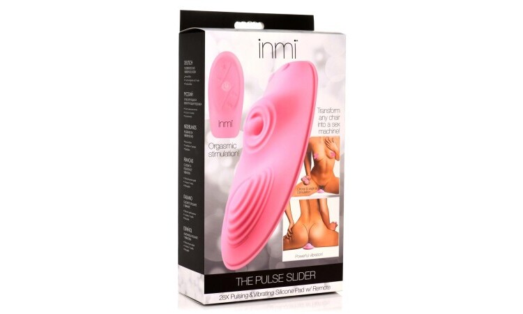IN Pulse Slider - Silicone Pad w/ Remote - Pink - Image 8