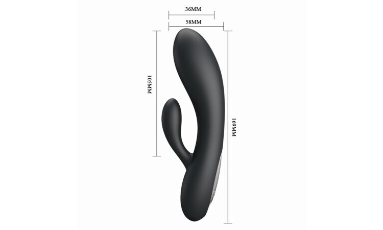 Alvin Rabbit Vibrator - Black - Image 7