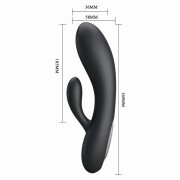 Alvin Rabbit Vibrator - Black - Image 7