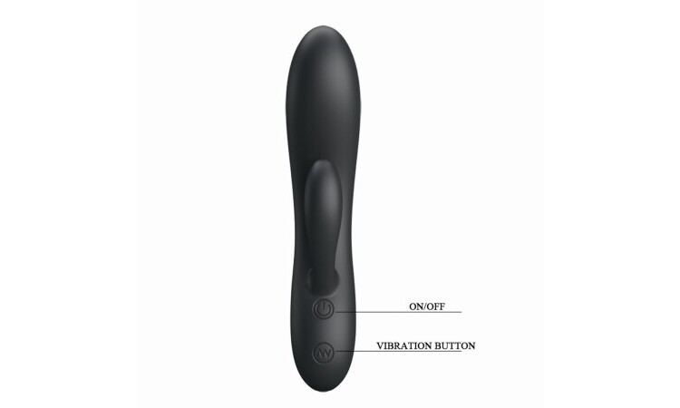 Alvin Rabbit Vibrator - Black - Image 5