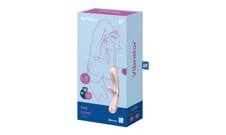 Satisfyer Hot Lover Connect App - Silver Champagne - Image 6