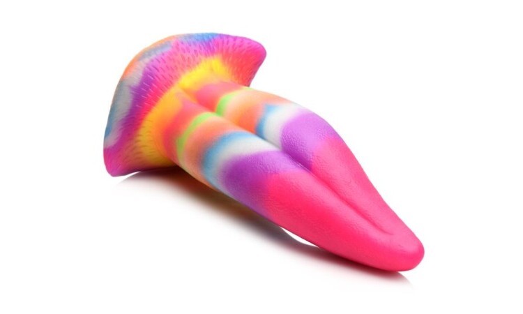 Glow-in-the-dark Unicorn Tongue Dildo - Image 4