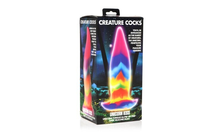 Glow-in-the-dark Unicorn Tongue Dildo - Image 6