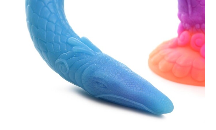 Glow-in-the-dark Silicone Dragon Anal Dildo - Image 3