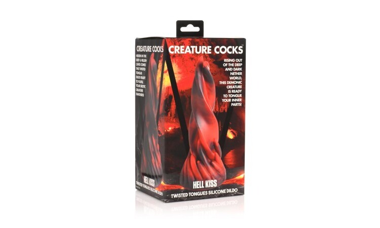 Hell Kiss Twisted Tongues Silicone Dildo - Image 5
