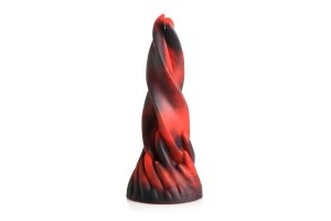 Hell Kiss Twisted Tongues Silicone Dildo