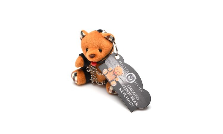 Gagged Teddy Bear Keychain - Image 4