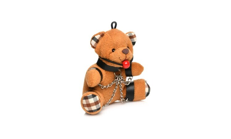 Gagged Teddy Bear Keychain - Image 5