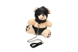 Hooded Teddy Bear Keychain