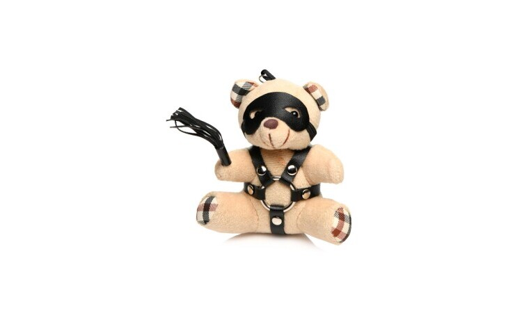 BDSM Teddy Bear Keychain - Image 1