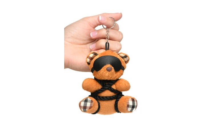 Rope Teddy Bear Keychain - Image 2