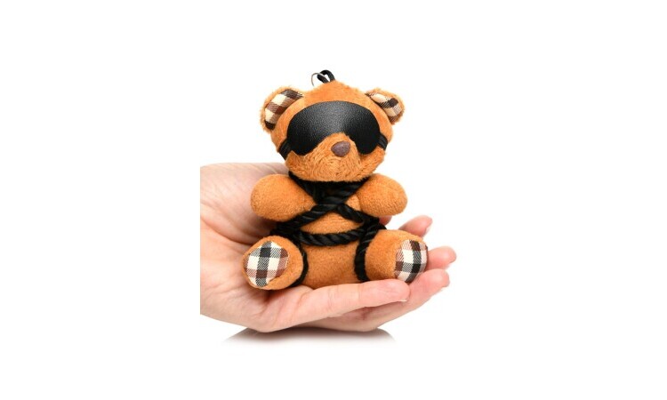 Rope Teddy Bear Keychain - Image 3