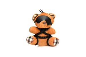 Rope Teddy Bear Keychain