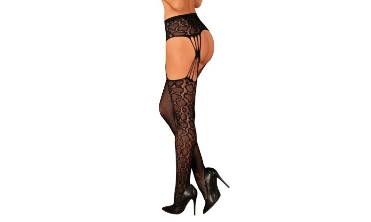 Garter Stocking - Black - Image 2