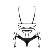 Cordellis- Sexy Cupless and Open Crotch Set - Black - Image 3