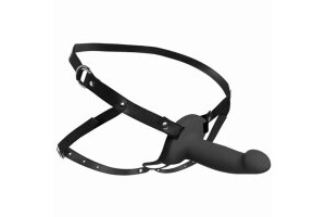Smooth Silicone Penis Sheath - Black