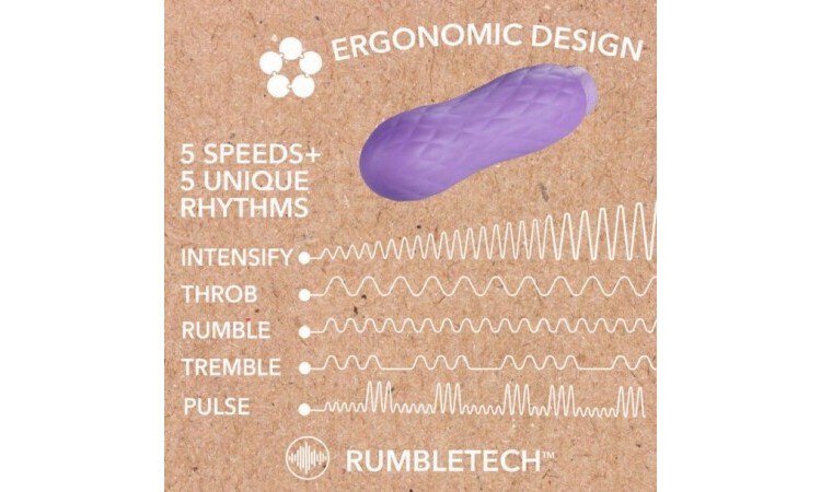 Gaia Eco Bliss Vibrator - Lilac - Image 6