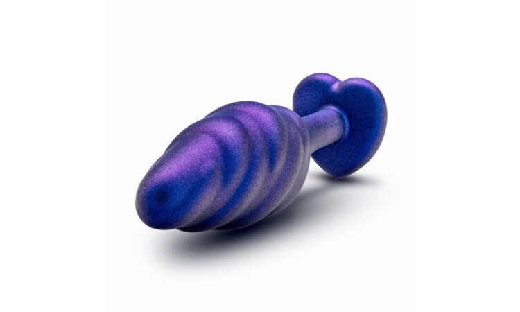 Anal Adventures Matrix - Bumped Bling Anal Plug - Sapphire - Image 5