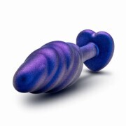 Anal Adventures Matrix - Bumped Bling Anal Plug - Sapphire - Image 5