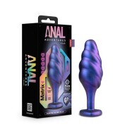 Anal Adventures Matrix - Bumped Bling Anal Plug - Sapphire - Image 6