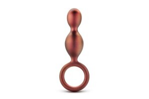 Anal Adventures Matrix - Duo Loop Anal Plug - Copper