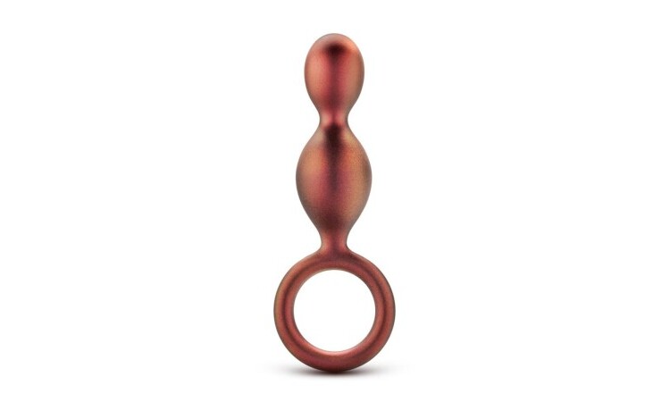 Anal Adventures Matrix - Duo Loop Anal Plug - Copper - Image 1