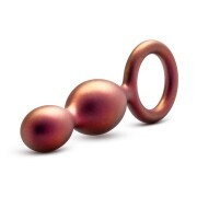 Anal Adventures Matrix - Duo Loop Anal Plug - Copper - Image 2