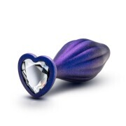 Anal Adventures Matrix - Wavy Bling Anal Plug - Sapphire - Image 4