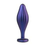 Anal Adventures Matrix - Wavy Bling Anal Plug - Sapphire - Image 1