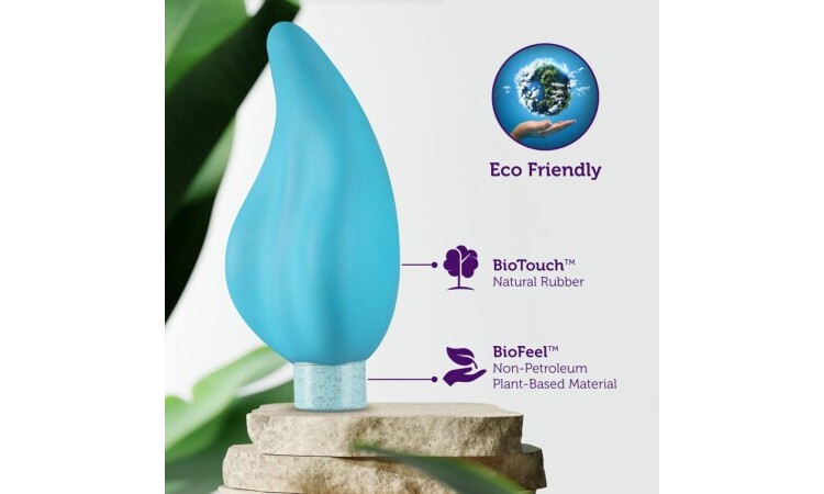 Gaia Eco Caress Vibrator - Aqua - Image 6