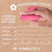 Gaia Eco Love Vibrator - Coral - Image 4
