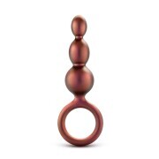 Anal Adventures Matrix - Beaded Loop Anal Plug - Copper - Image 1