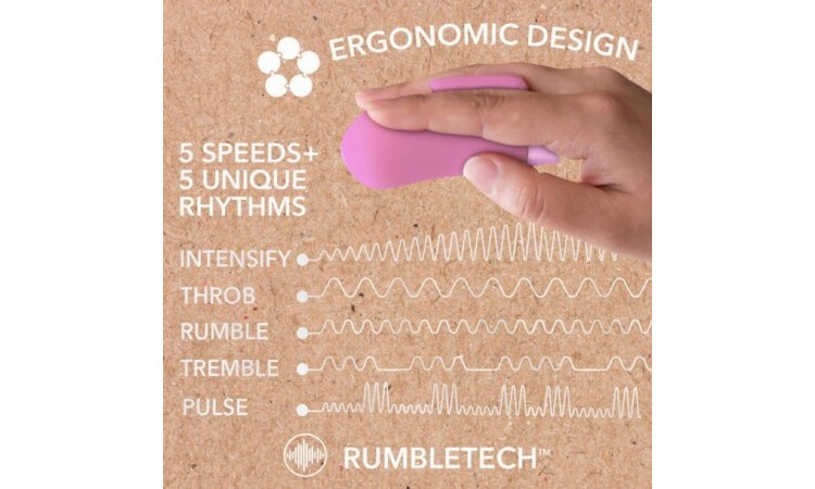 Gaia Eco Delight Vibrator - Purple - Image 5