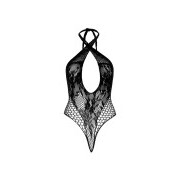 Halterneck Lace Bodysuit - Black - Image 4